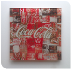 Coca cola - Dessous de plat en verre tremp