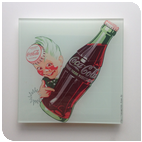 Coca cola - Dessous de plat en verre tremp